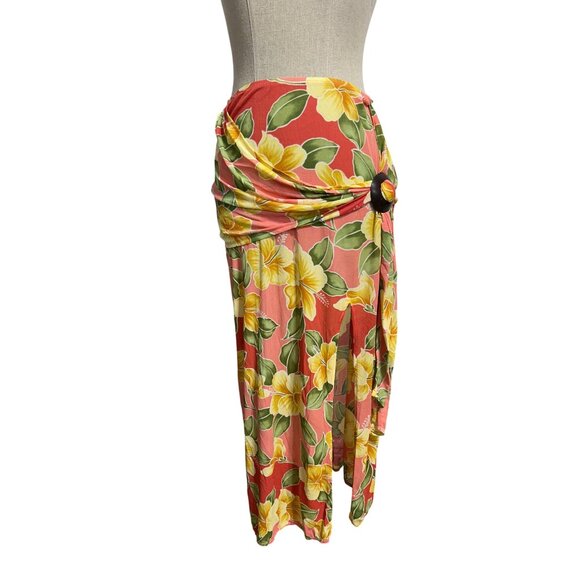Tommy Bahama Women's Sz Medium Floral Swimsuit & Wrap Tropical - Picture 9 of 9